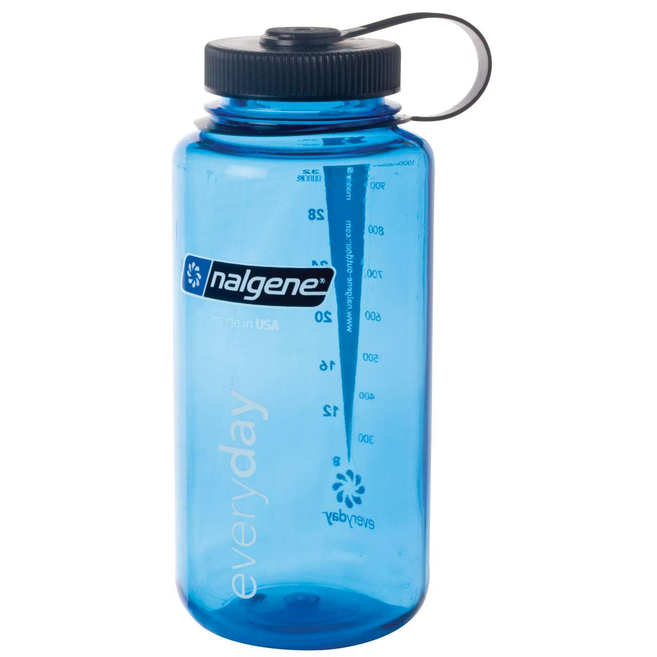 Everyday Wide-Mouth Loop-Top Water Bottle Blue