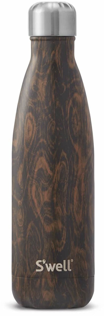 Stainless Steel Bottle 500ml Wenge Wood