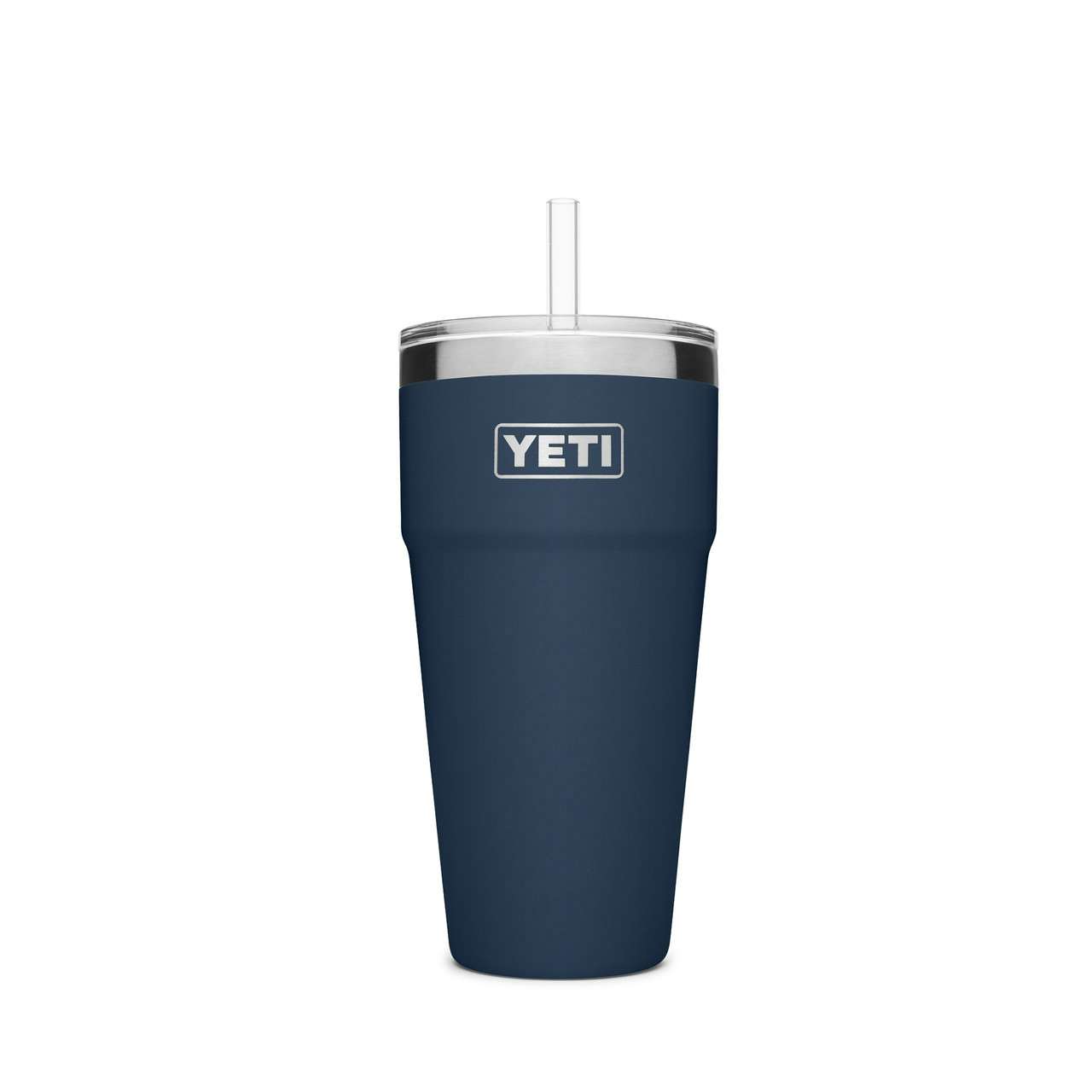 Rambler 769ml Stackable Cup with Straw Lid Navy