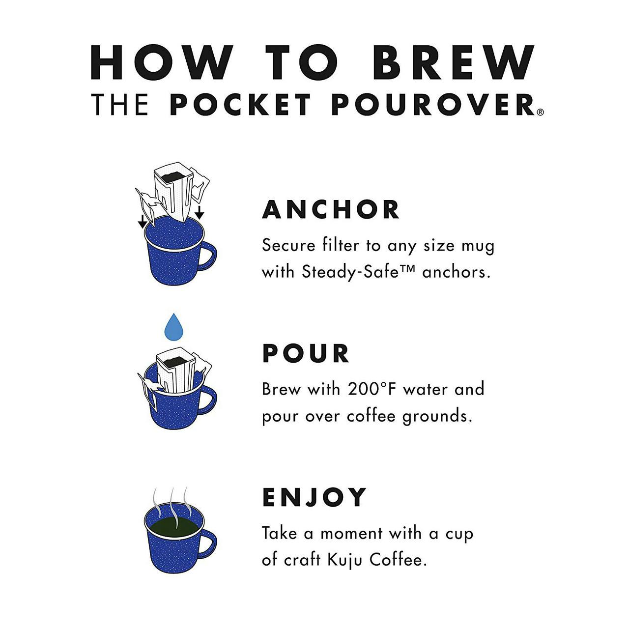 Pocket Pour Over One-Cup Pouch Bold Awakening NO_COLOUR