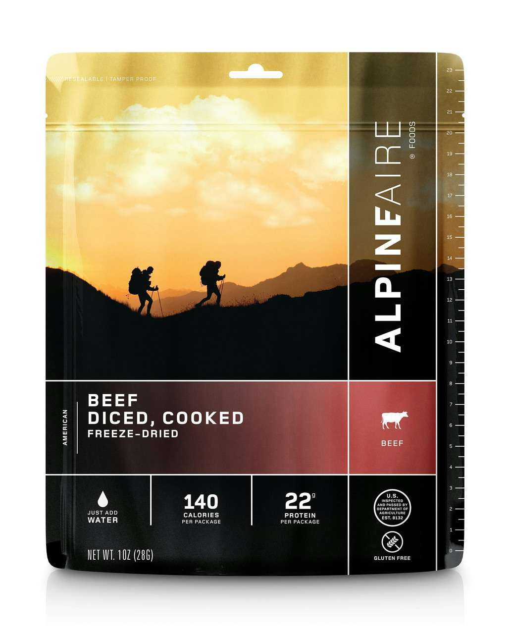 Freeze-Dried Cooked, Diced Beef NO_COLOUR