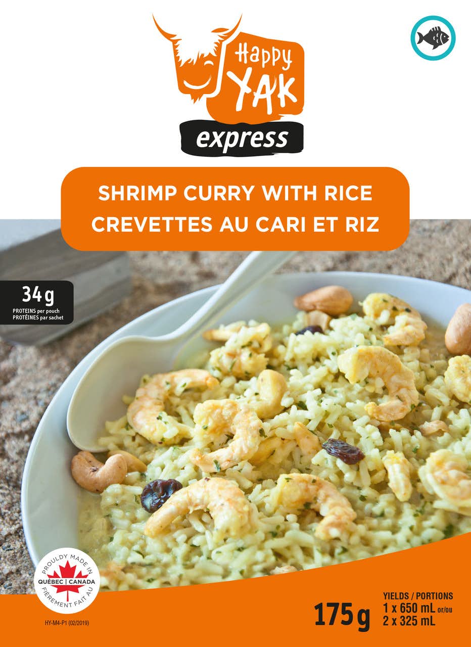 Crevettes au cari et riz NO_COLOUR