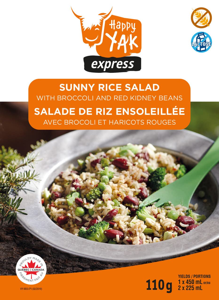Salade de riz ensoleillée brocolis et haricots NO_COLOUR