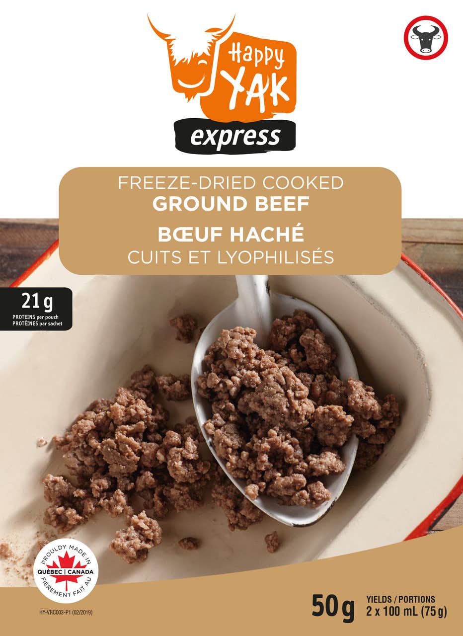 Freeze-Dried Cooked Ground Beef NO_COLOUR