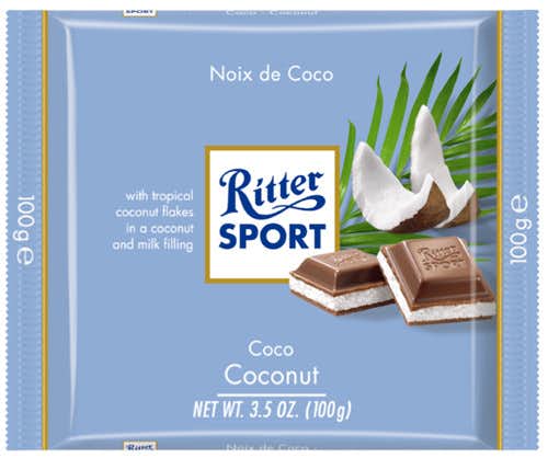 Tablette de chocolat à la noix de coco NO_COLOUR