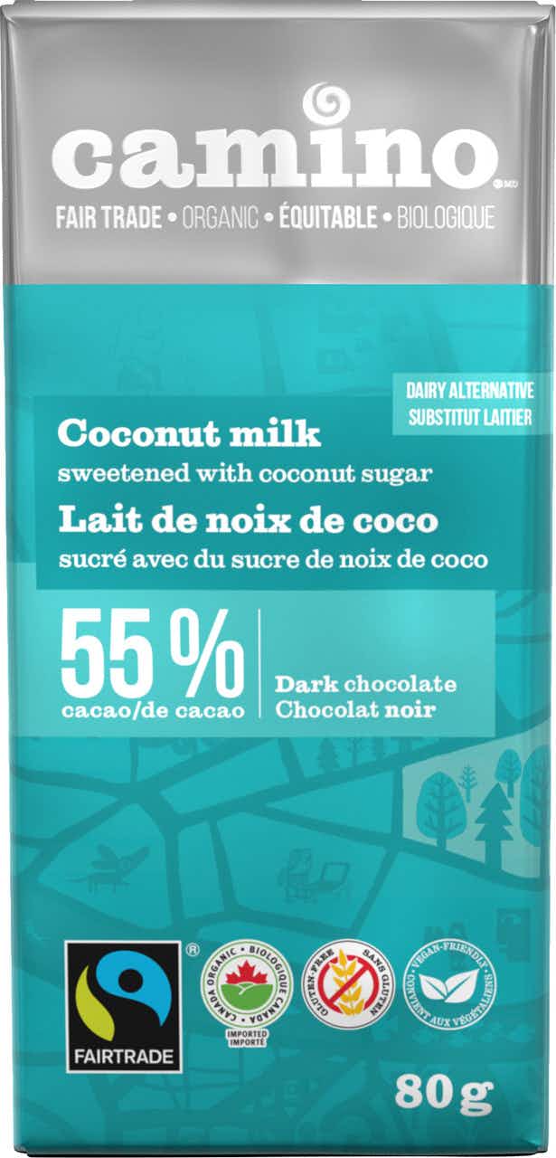 Coconut Milk Dark Chocolate Bar 55% NO_COLOUR