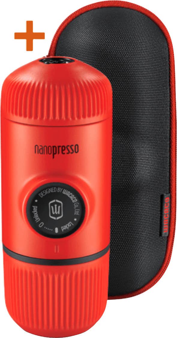 Nanopresso Portable Espresso Machine Lava Red