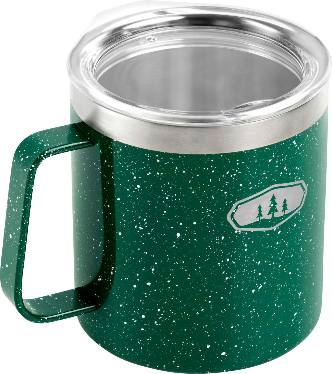 Glacier Stainless Steel Camp Cup Green Speckle