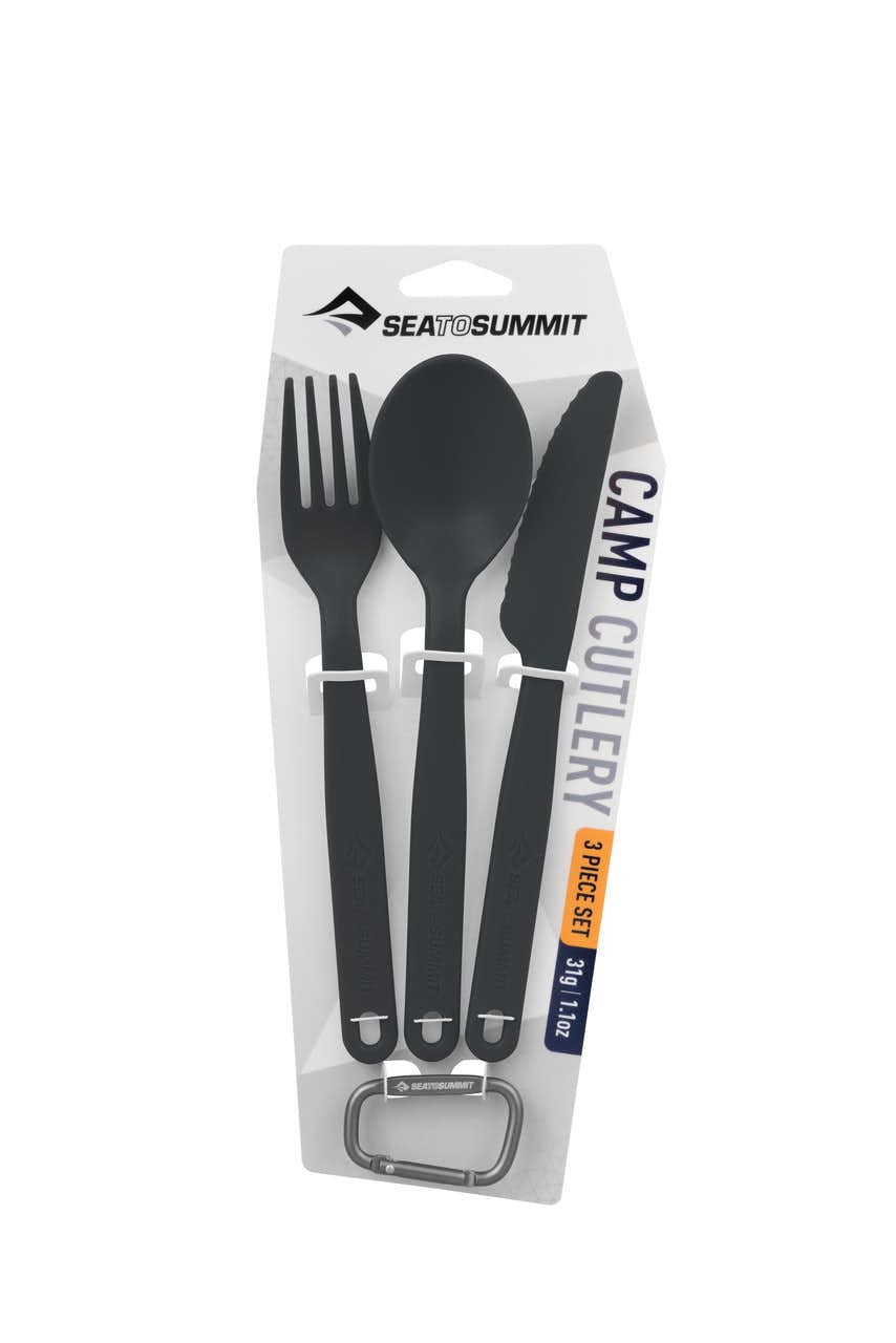 Camp Cutlery 3-Piece Set Charcoal