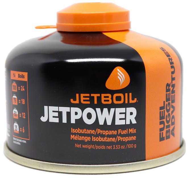 Cartouche de propane-isobutane Jetpower 100 g Orange+