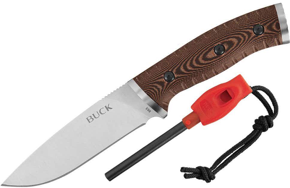 Selkirk Knife With Fire Starter Brown