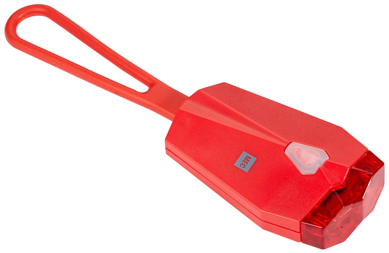 Nickel USB Rear Light Red