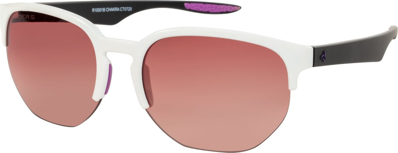 Chakra Sunglasses White-Black-Purple/Purple