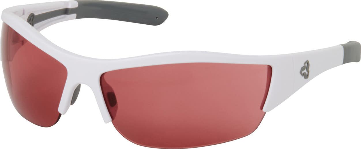 Fifth Sunglasses Gloss White-Grey/Rose Ant