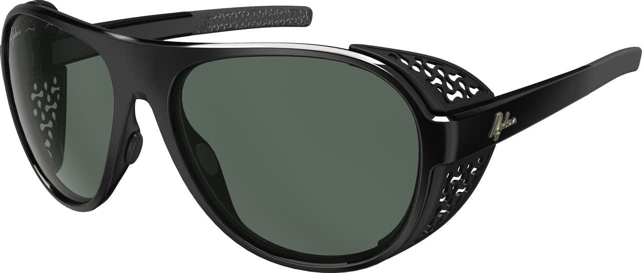 Hazel Sunglasses Black/Green Lens