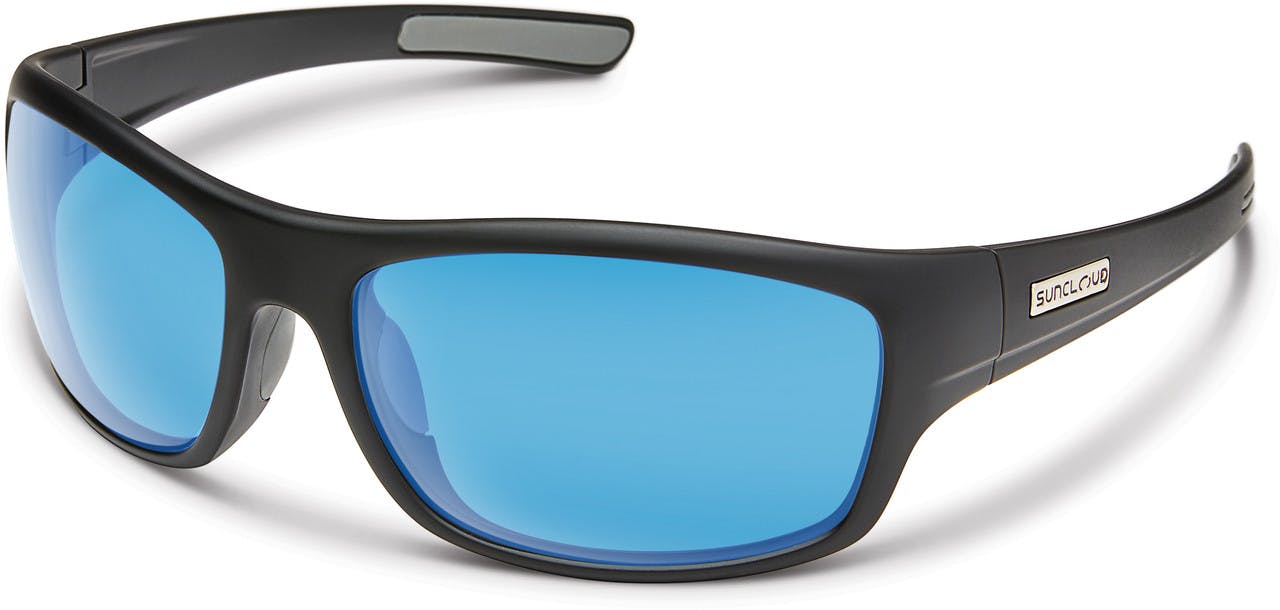 Cover Polarized Sunglasses Matte Black/Polar Blue Mi