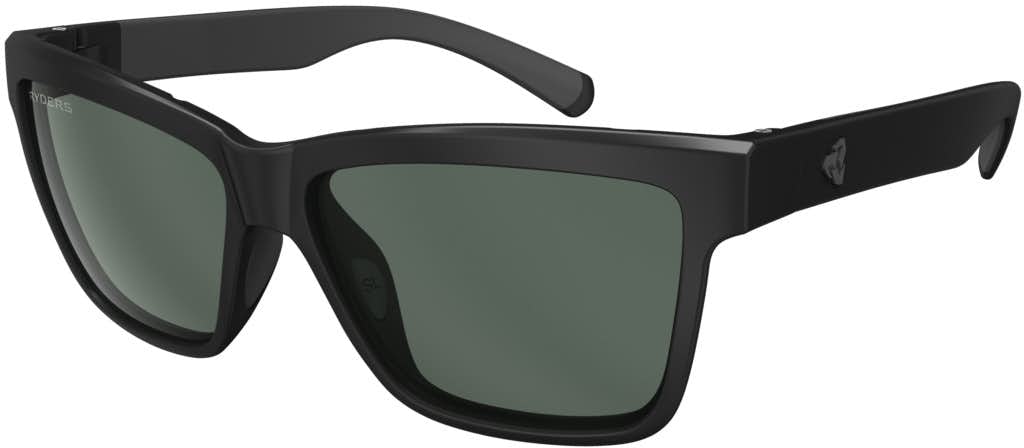 Norvan PZ Sunglasses Matte Black/Green Lens AR
