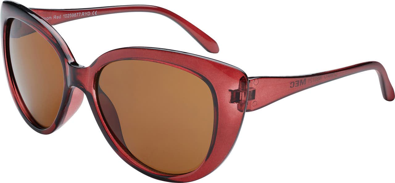 Bloom Sunglasses Red/Brown Lens