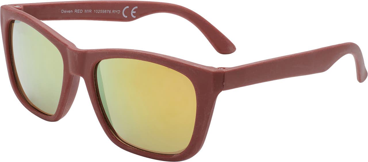 Deven Sunglasses K Red/Brown Lens Red Mirror