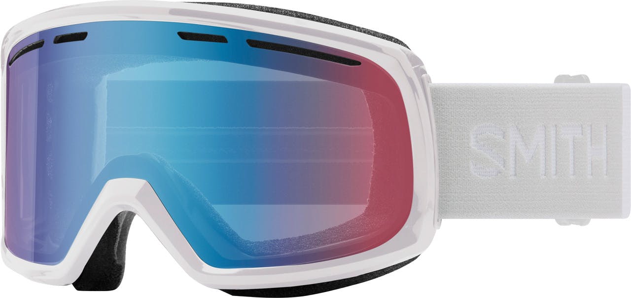 Lunettes de ski Range Blanc/Sensor miroir bleu