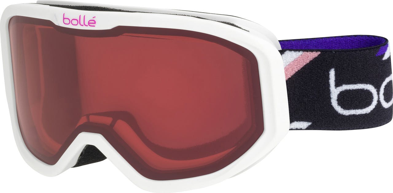 Inuk Kids 3-6 Goggles White/Purple Stripes/Verm