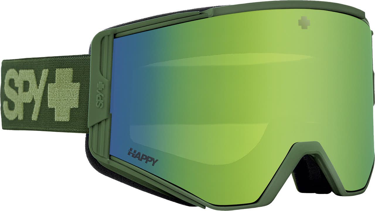 Ace Goggles Olive/LL Yellow w/Green S