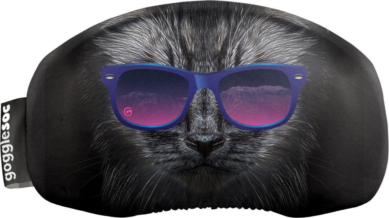 Étui GoggleSoc pour lunettes de ski Méchant chat