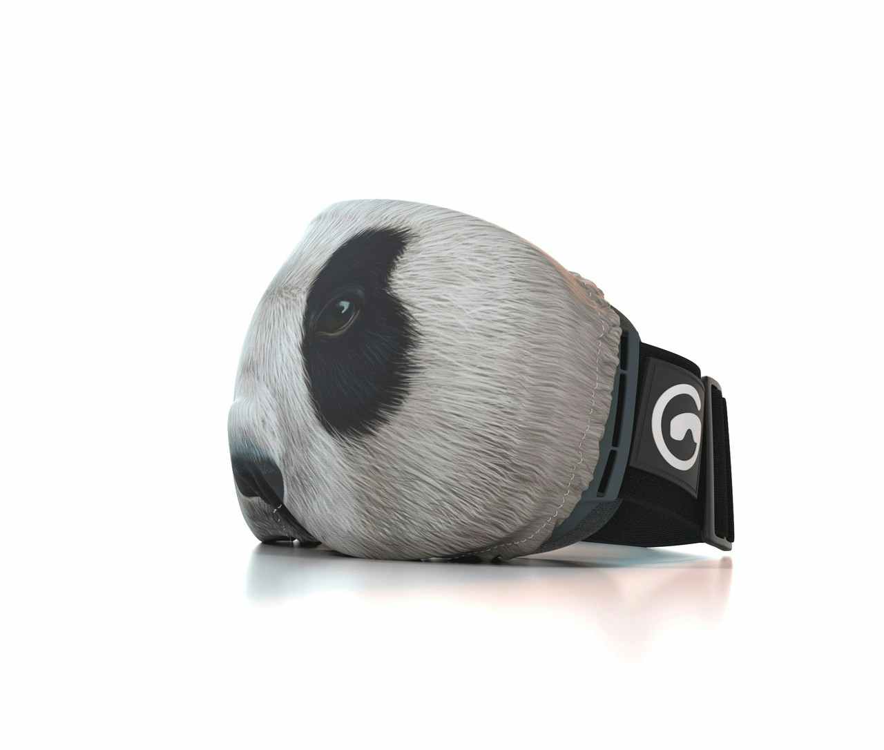 Étui GoggleSoc pour lunettes de ski Panda