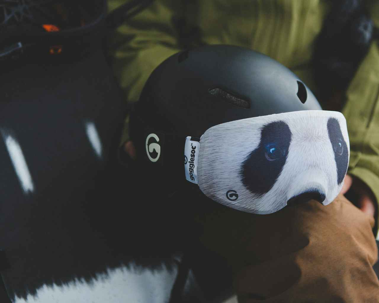 Goggles Cover Panda