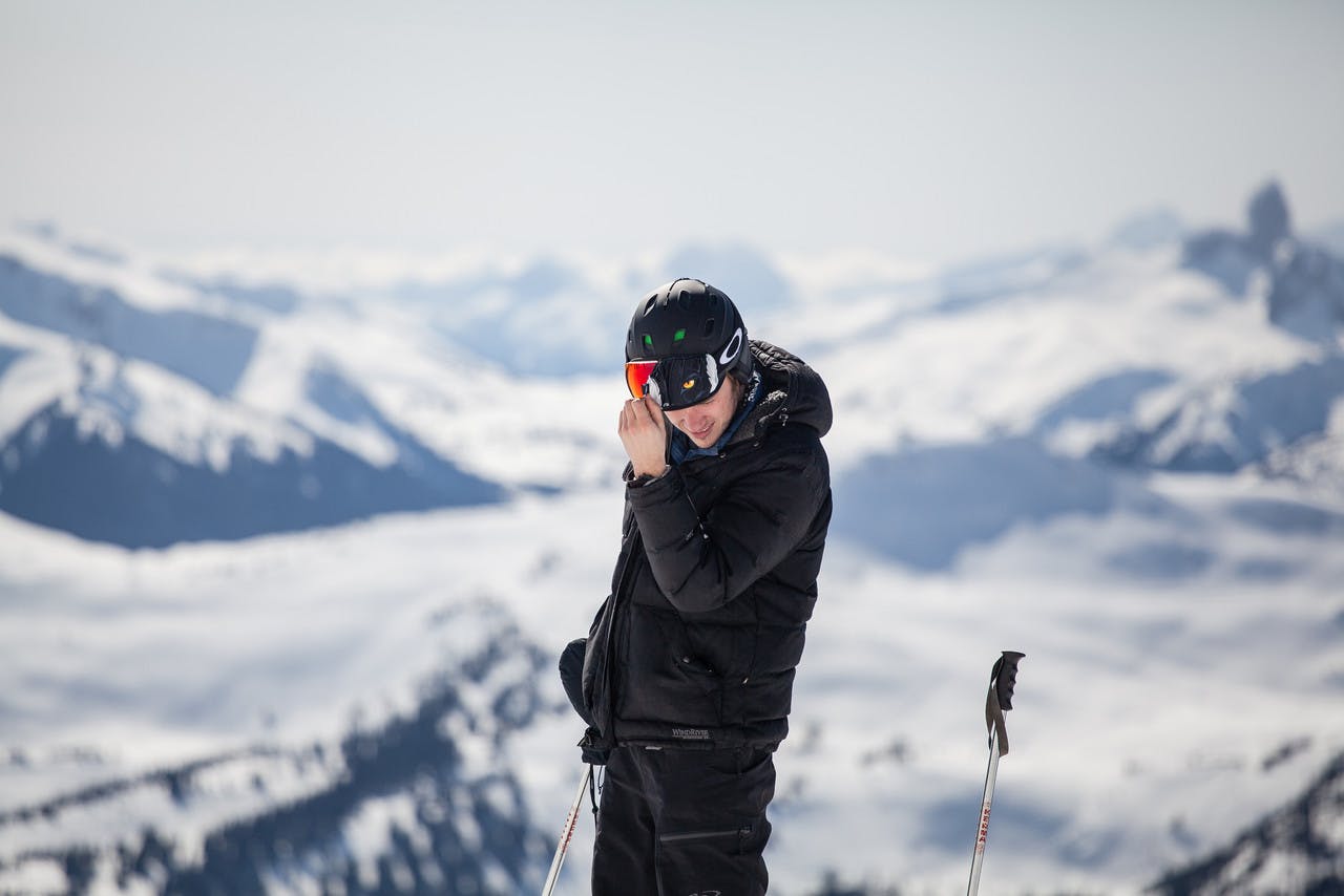 Étui GoggleSoc pour lunettes de ski Panthère noir