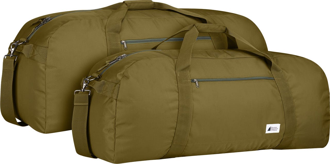 Large Recycled Duffle Bag Dark Olive