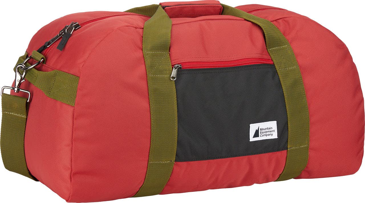 Recycled Duffle Bag Deep Red/Black
