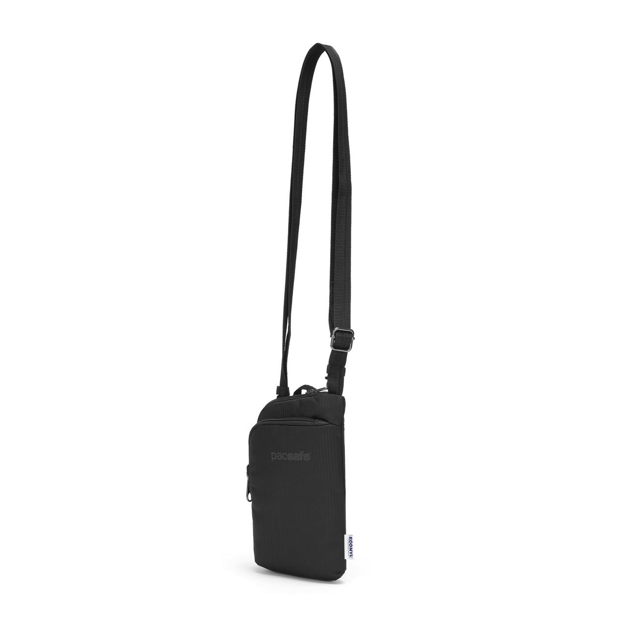 Econyl Daysafe Anti-Theft Crossbody Bag Black