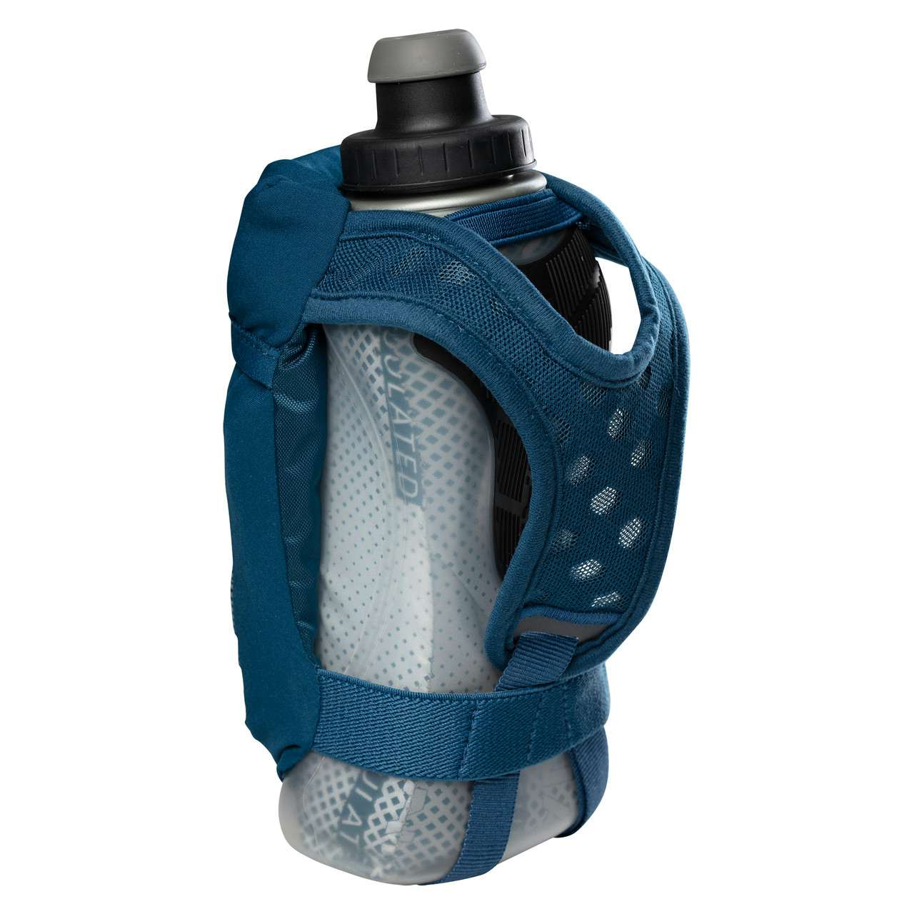 Quick Squeeze Insulated Handheld Bottle 12 oz. Marine Blue/Mint