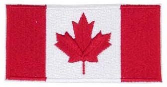Drapeau du Canada 1 po x 2 po NO_COLOUR