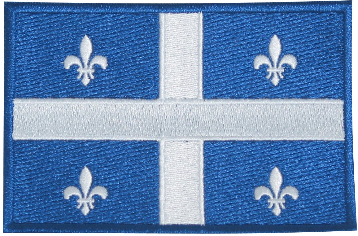 Drapeau du Québec 8,6 cm x 12,7 cm NO_COLOUR