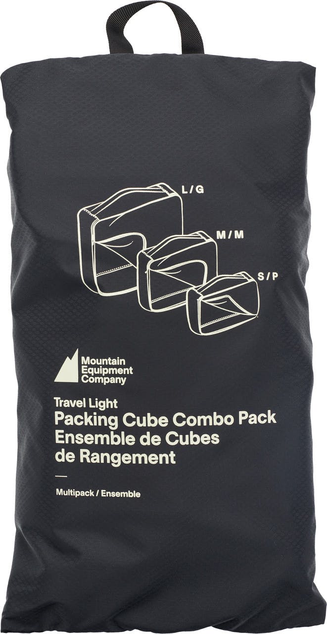 Cube d'emballage Travel Light format varié (pqt 3) Marine/bleu/Noir