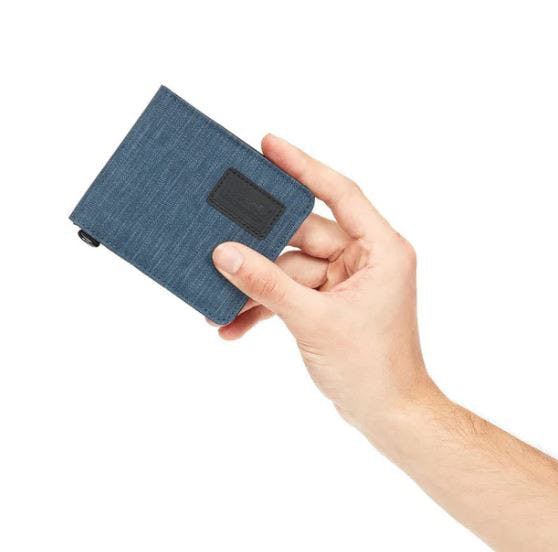 RFID Safe Bifold Wallet Dark Denim