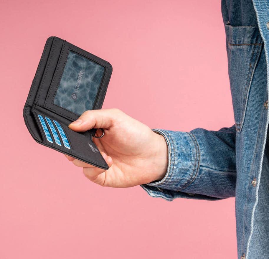 RFID Safe Bifold Wallet Black
