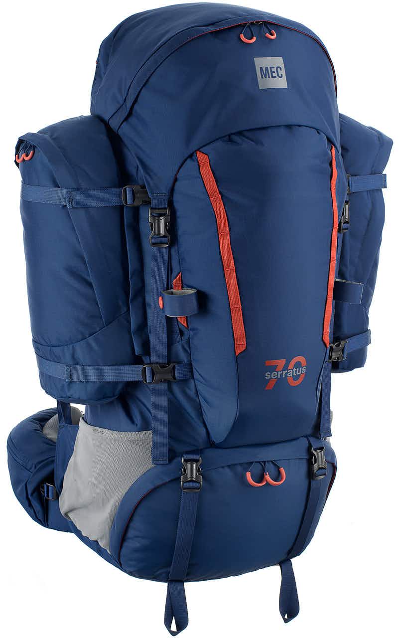 Serratus 70 Backpack Moonlight Blue/Red Ochre