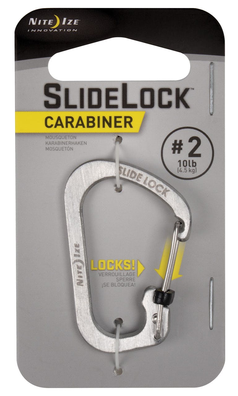 SlideLock Carabiner Stainless