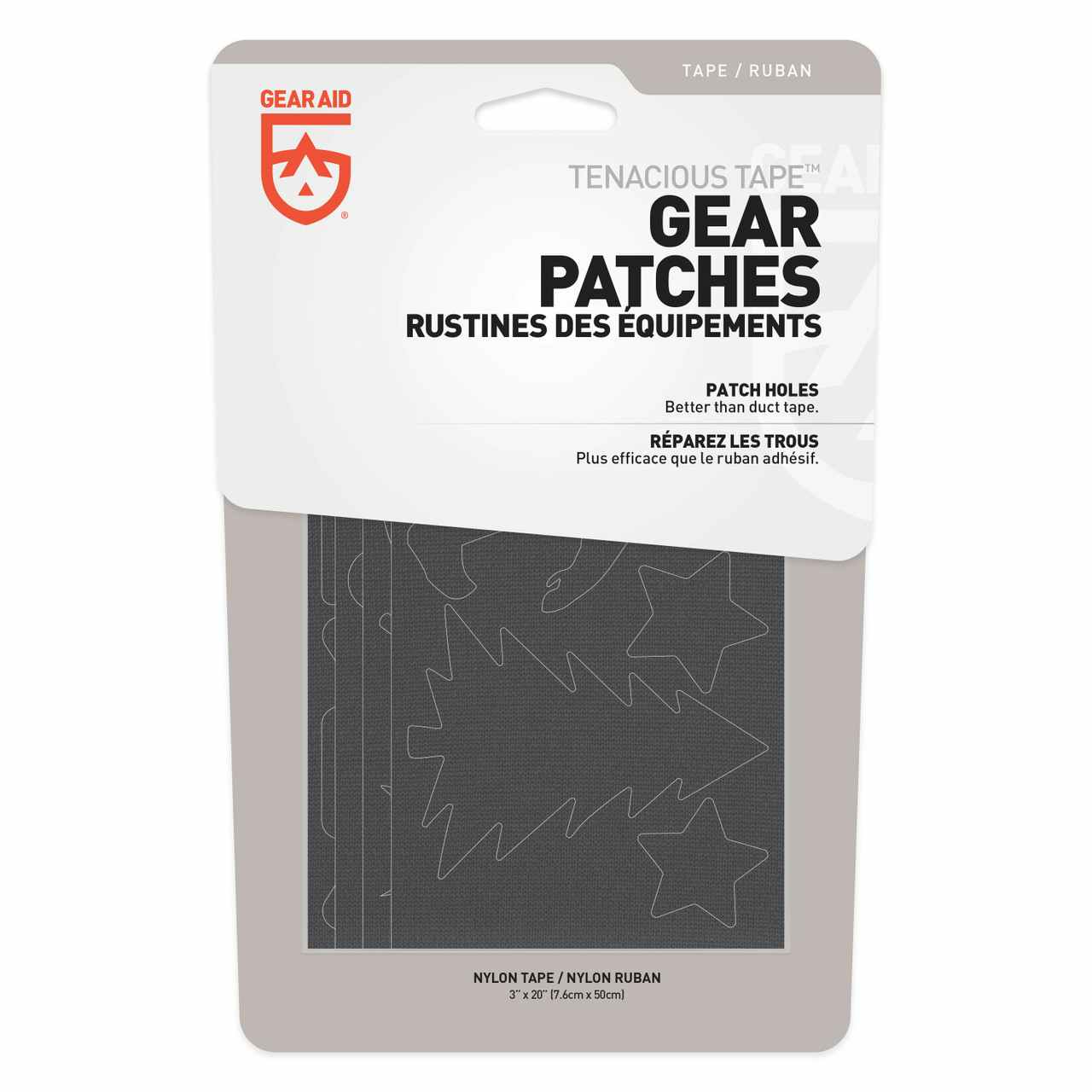 Tenacious Tape Gear Patches Happy Camper Black