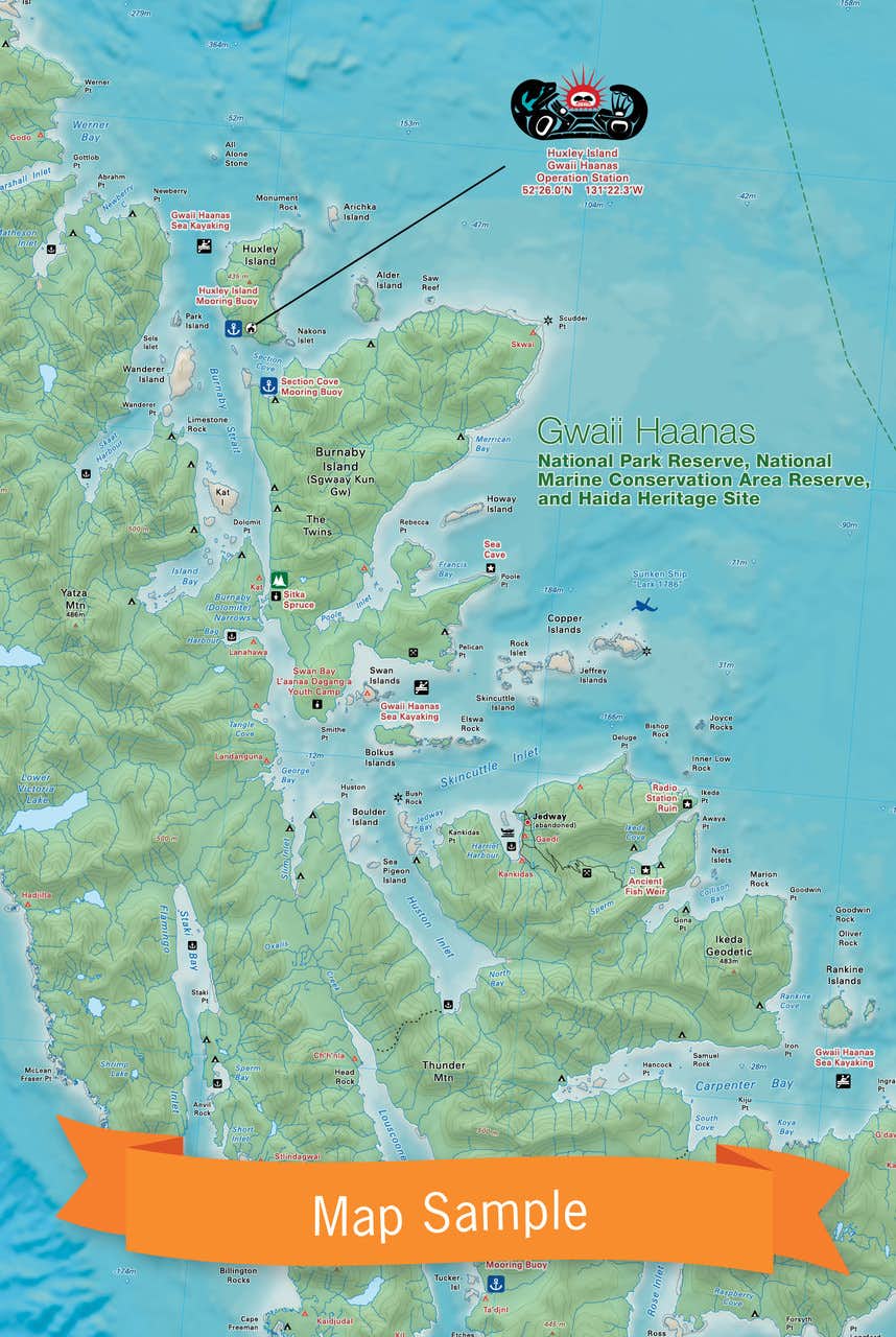 Haida Gwaii BC WP Map NO_COLOUR
