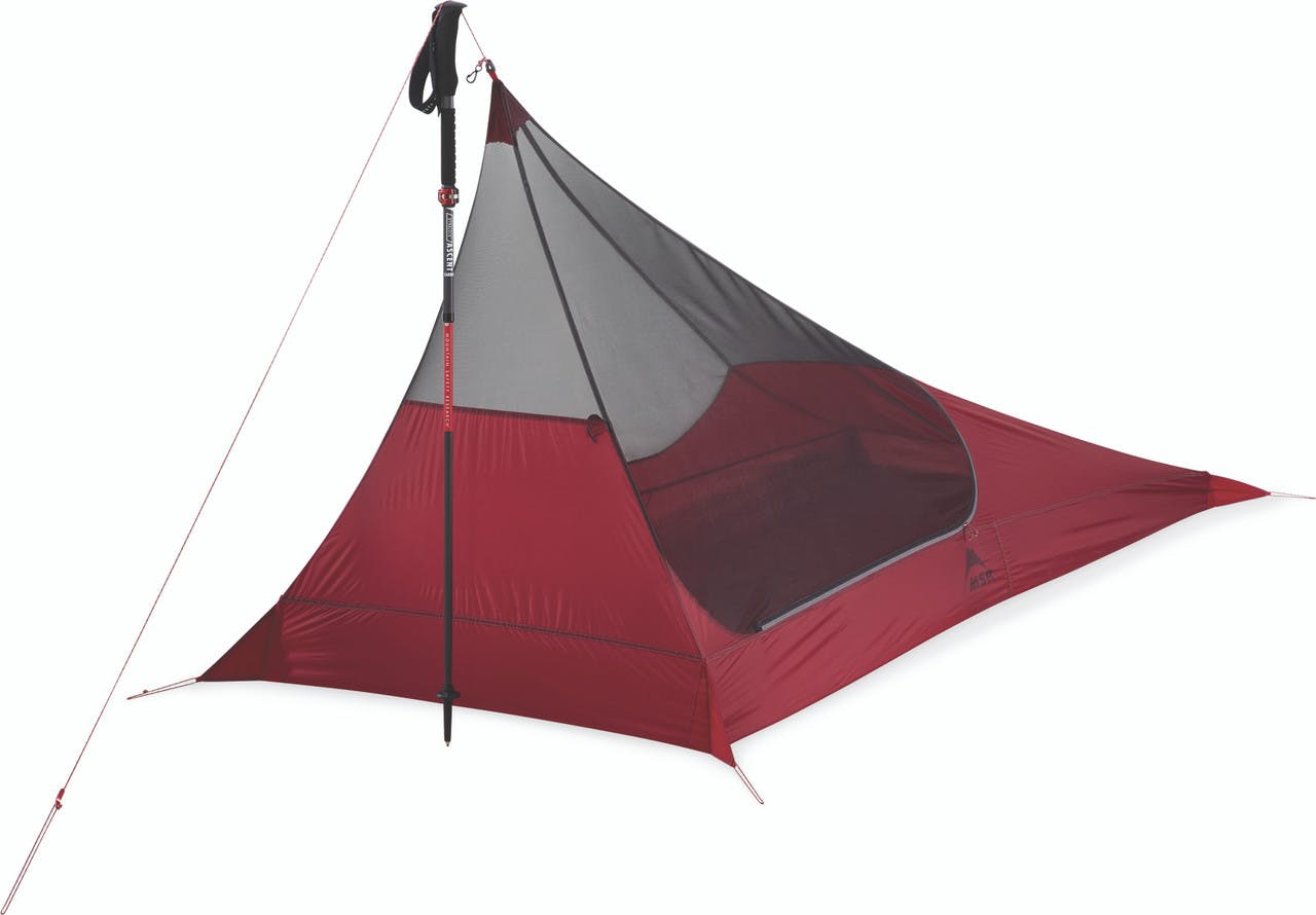 Thru-Hiker Mesh House 1-Person Tent Red