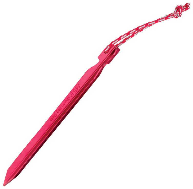 Ground Hog Tent Stake Red