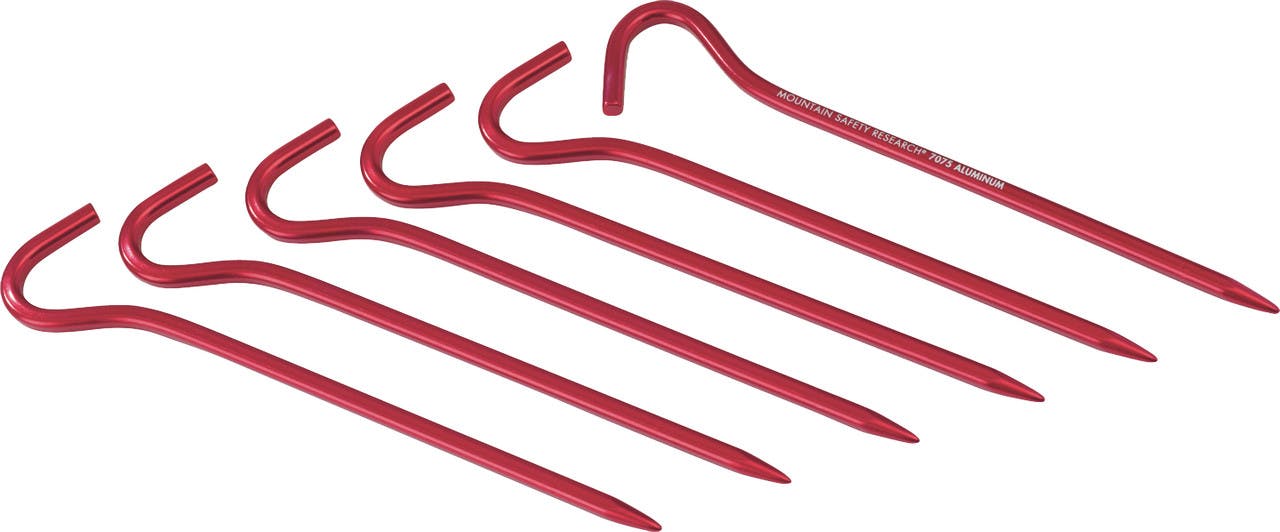 Hook Stakes (6 Pack) Red