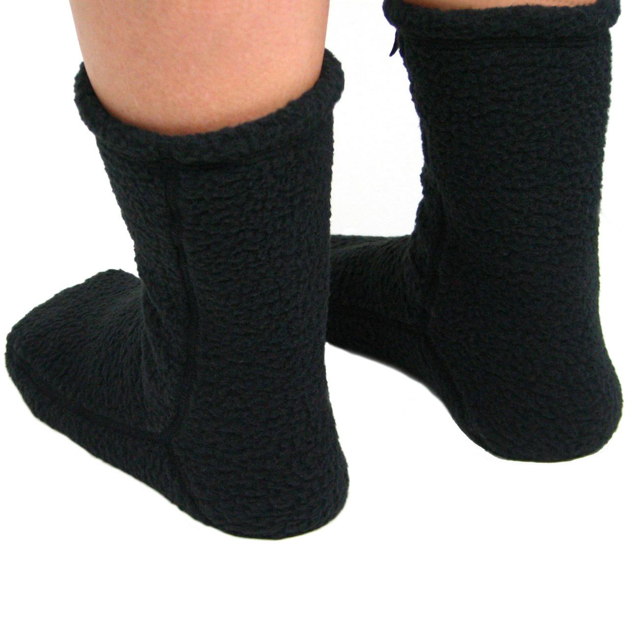 Fleece Socks Super Soft Black