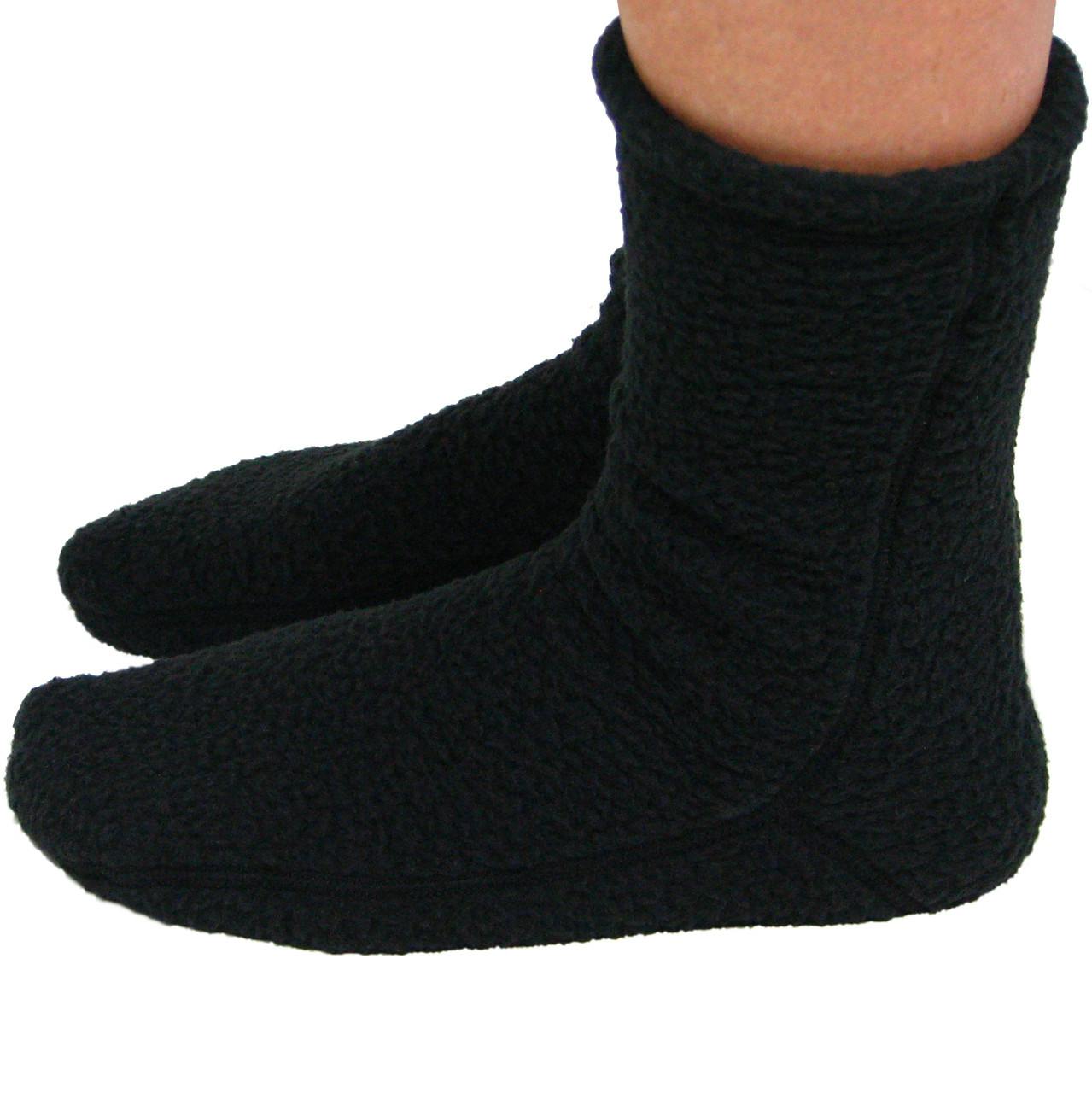 Fleece Socks Super Soft Black
