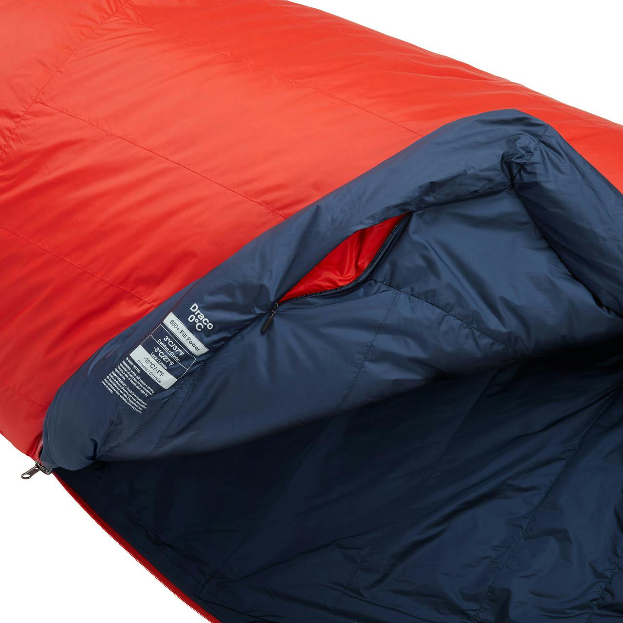 Draco 0C Down Sleeping Bag Fortune Red
