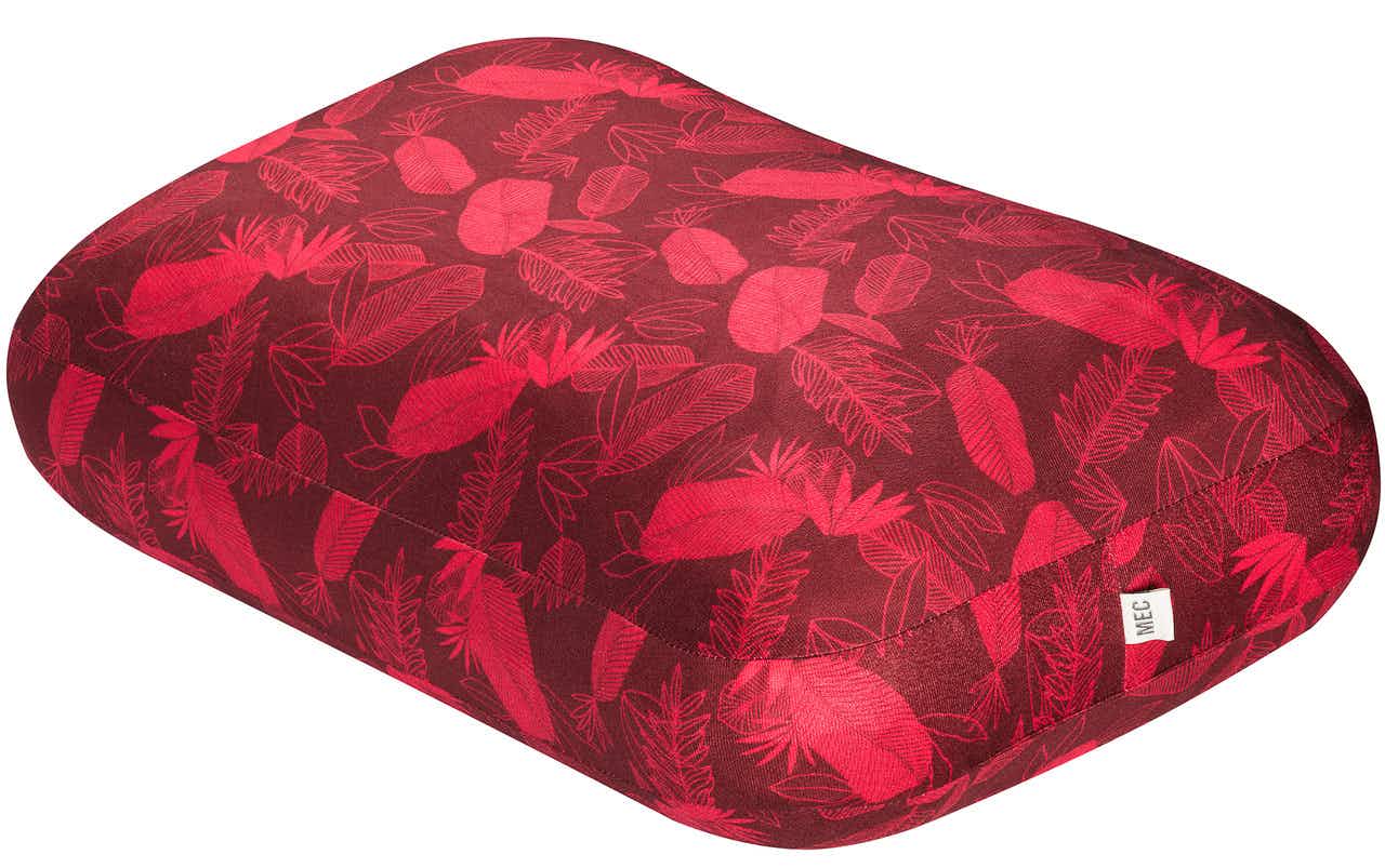 Deluxe Pillow Cardinal Red Foliage Prin